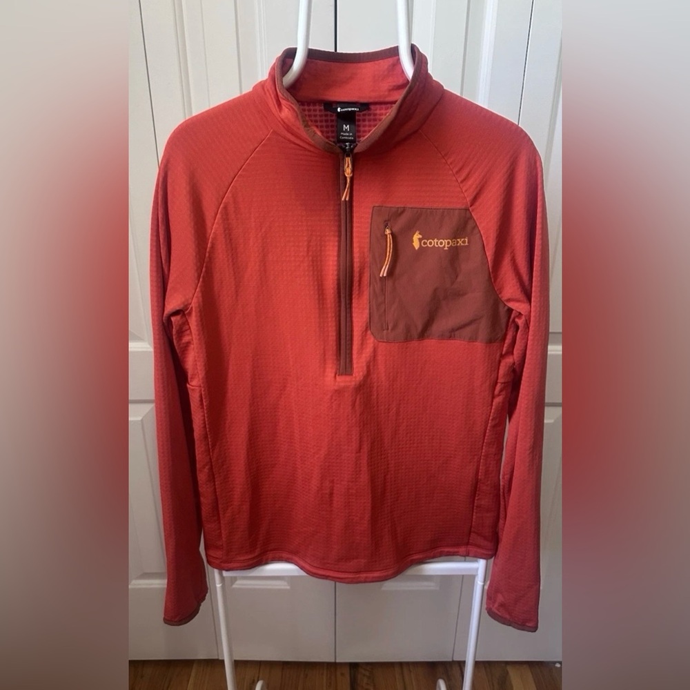 Cotopaxi Otero Women’s 1/2 Zip Waffle Knit Long Sleeve Fleece Pullover Size M